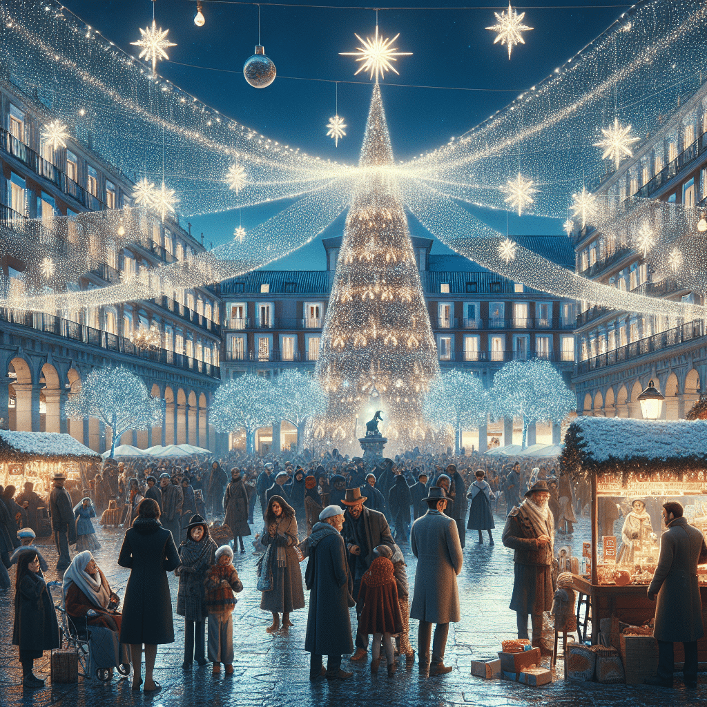Ciudad Lineal da la bienvenida a la Navidad con un evento en la plaza de la junta municipal