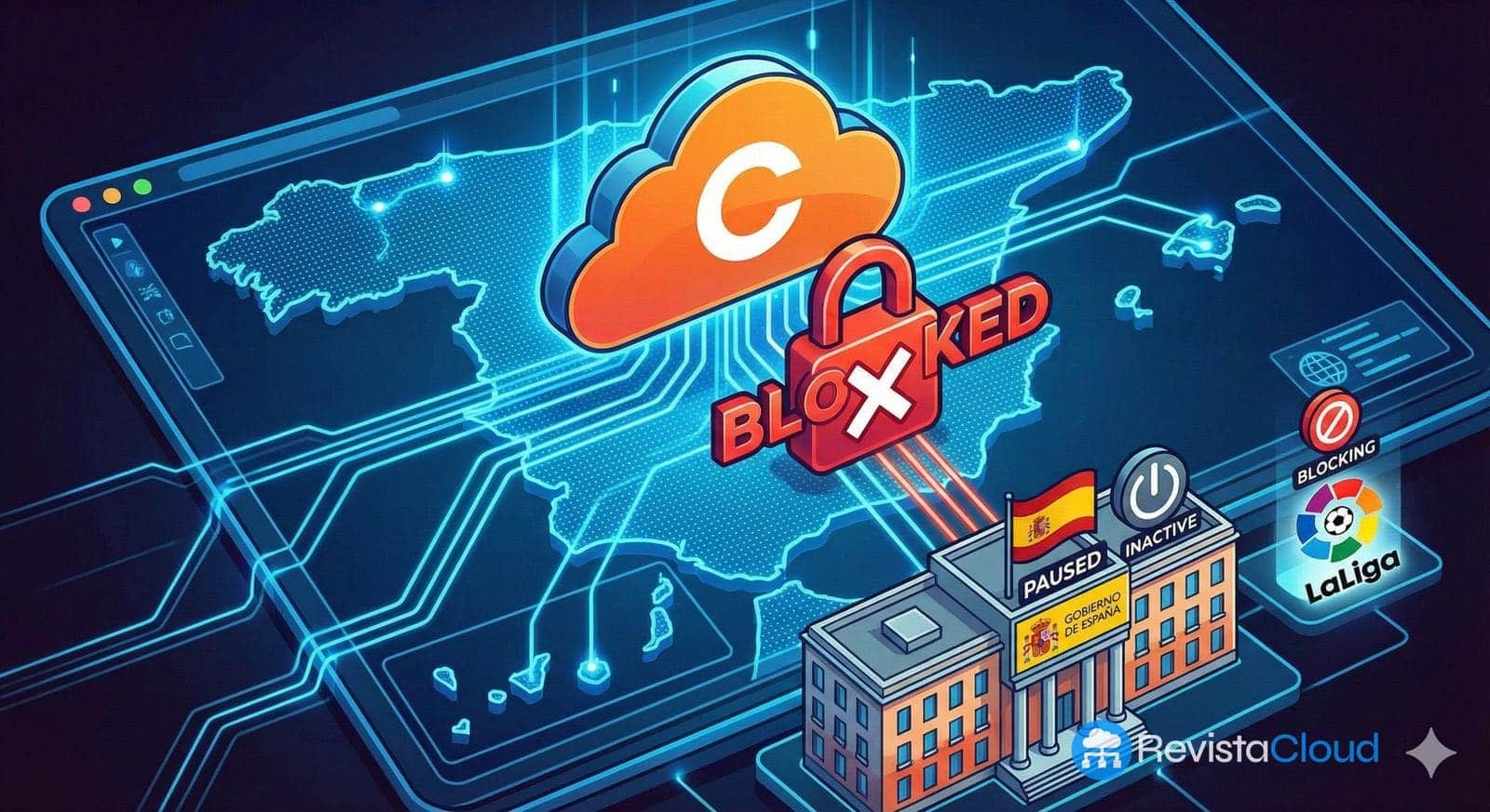 Cloudflare Critica Bloqueos de LaLiga en España: El Efecto Domino de Censurar IPs en Internet