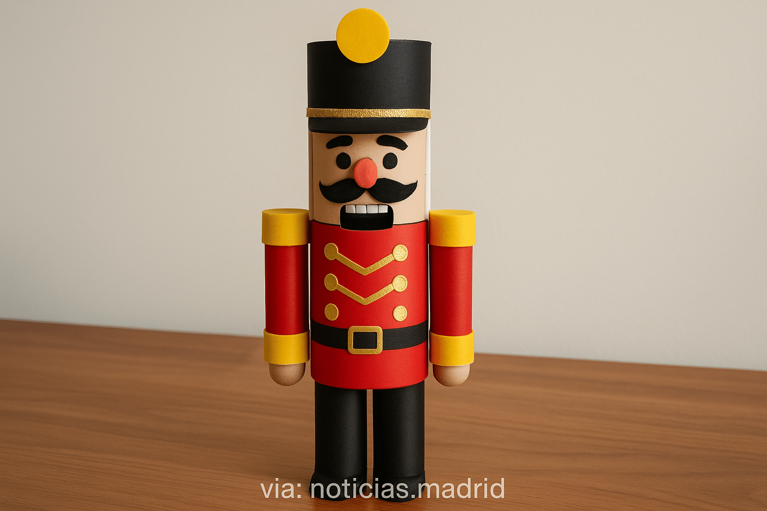 Cómo fabricar un impresionante Cascanueces con bote de Pringles y rollos de papel higiénico