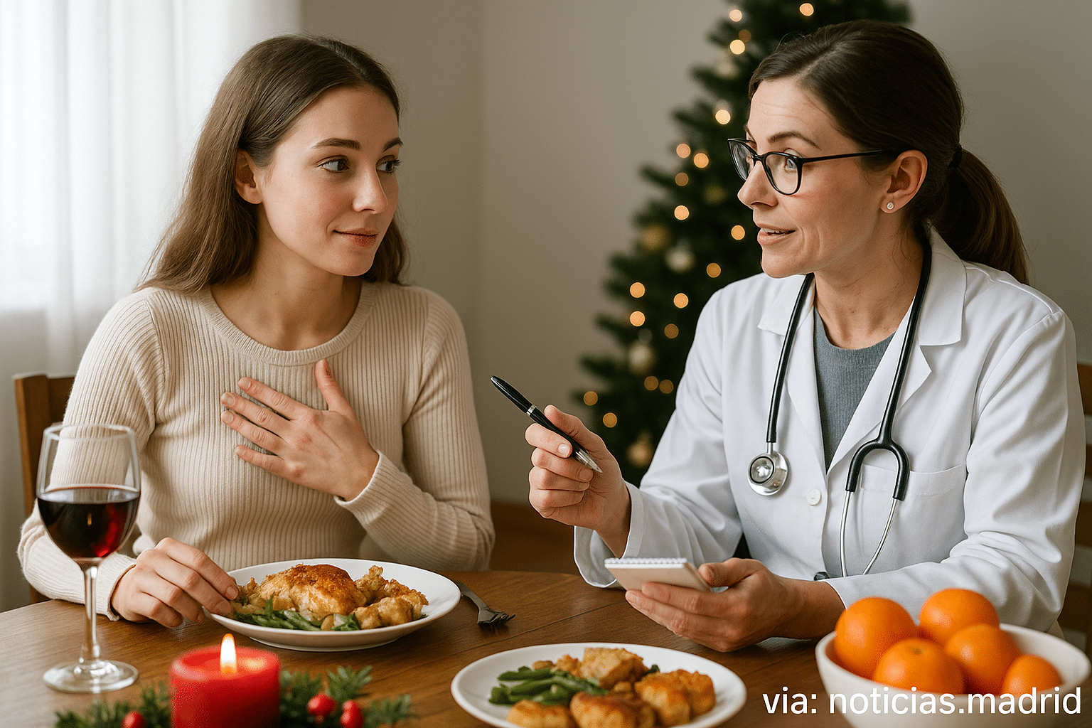 Consejos médicos para mantener tu peso durante las fiestas
