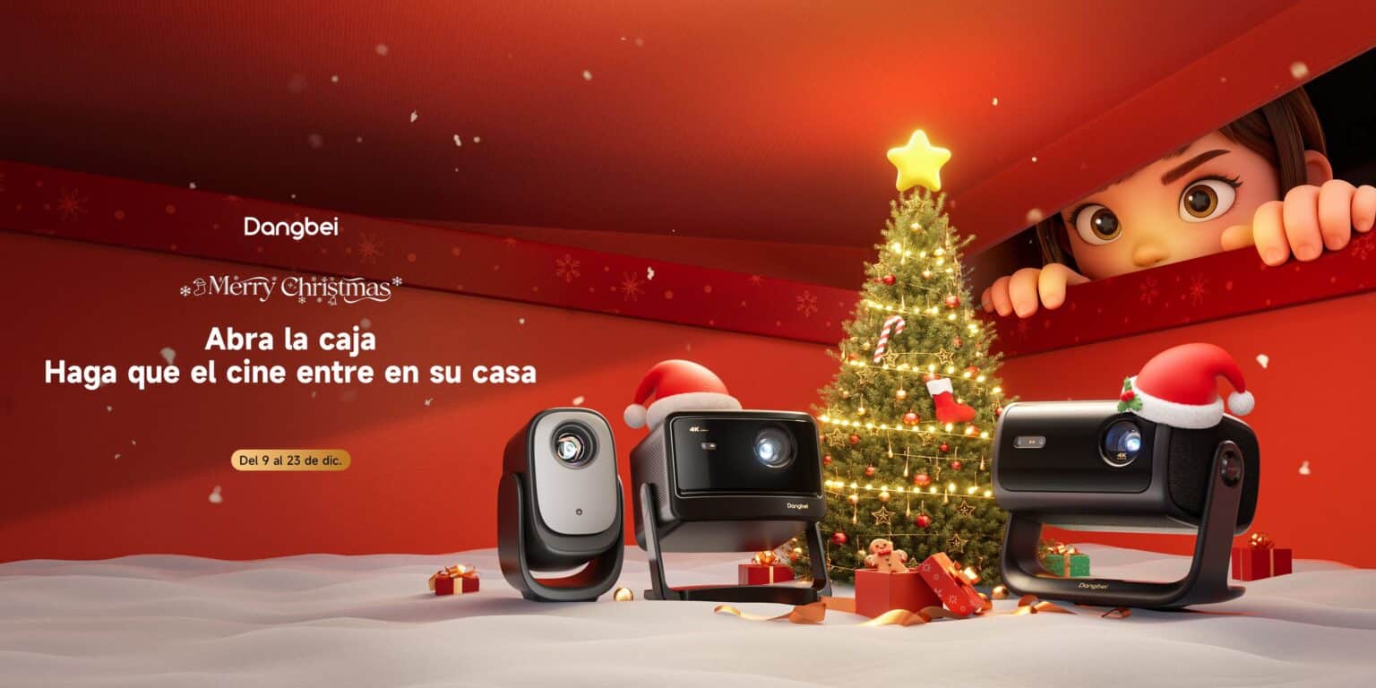 Dangbei Ofrece Descuentos Navideños de Hasta el 26,7% en Proyectores 4K para Cine en Casa en Amazon España