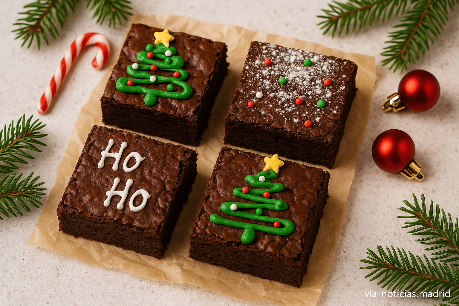 Deliciosos Brownies Navideños: Receta Fácil y Rápida para Celebrar
