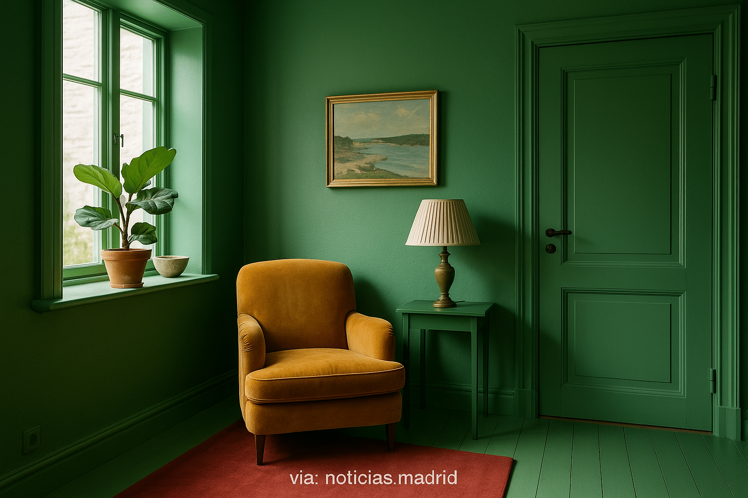 Descubre el Impacto Transformador del Color Drenching en el Interiorismo de esta Casa Sueca