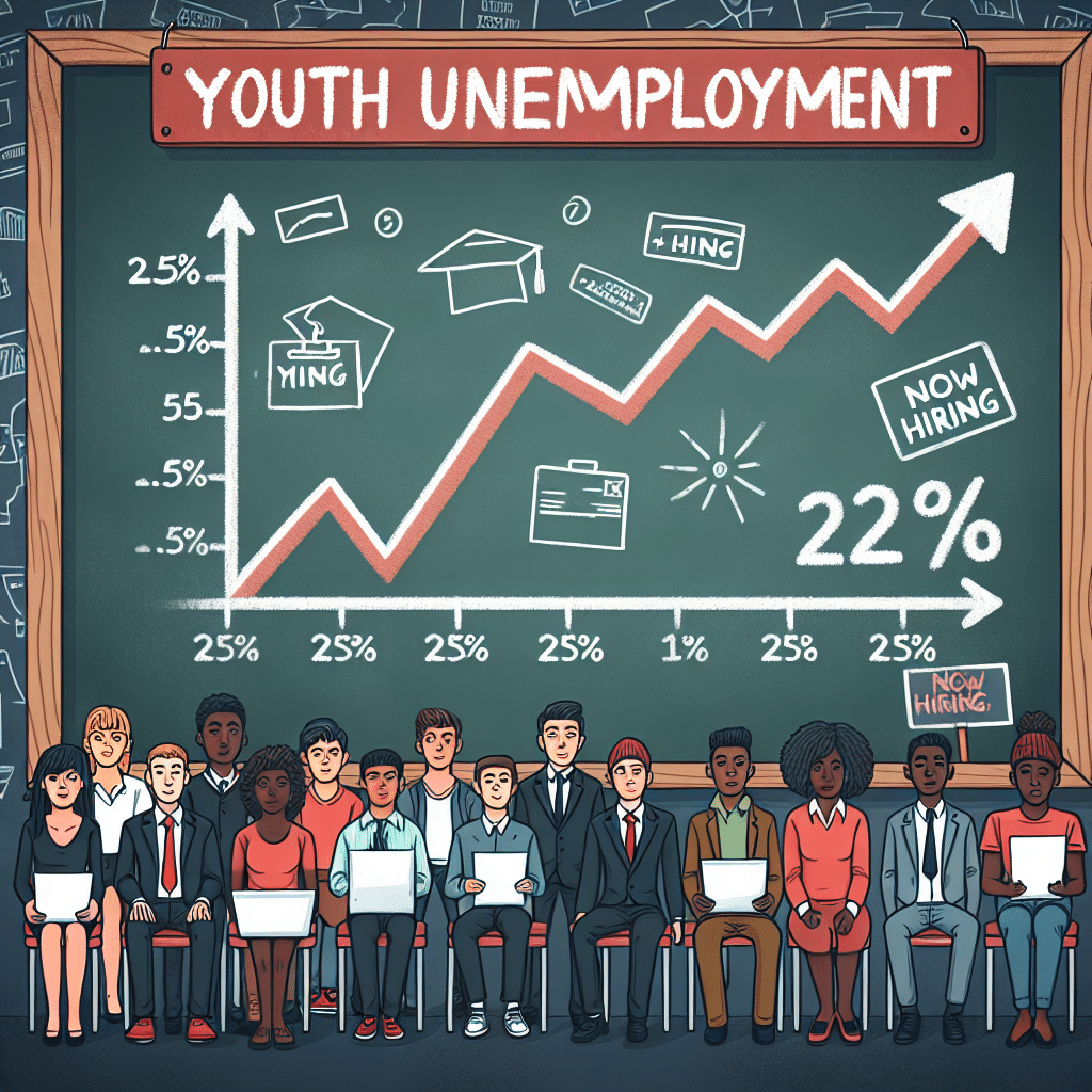 Desempleo Juvenil Experimenta Reducción, pero Siguen Presentándose Cifras Superiores al 25%