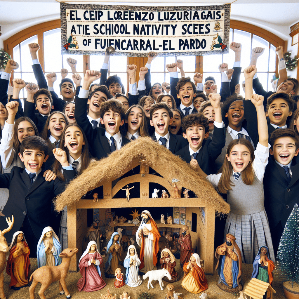 El CEIP Lorenzo Luzuriaga Triunfa en el XXVII Certamen de Belenes Escolares de Fuencarral-El Pardo