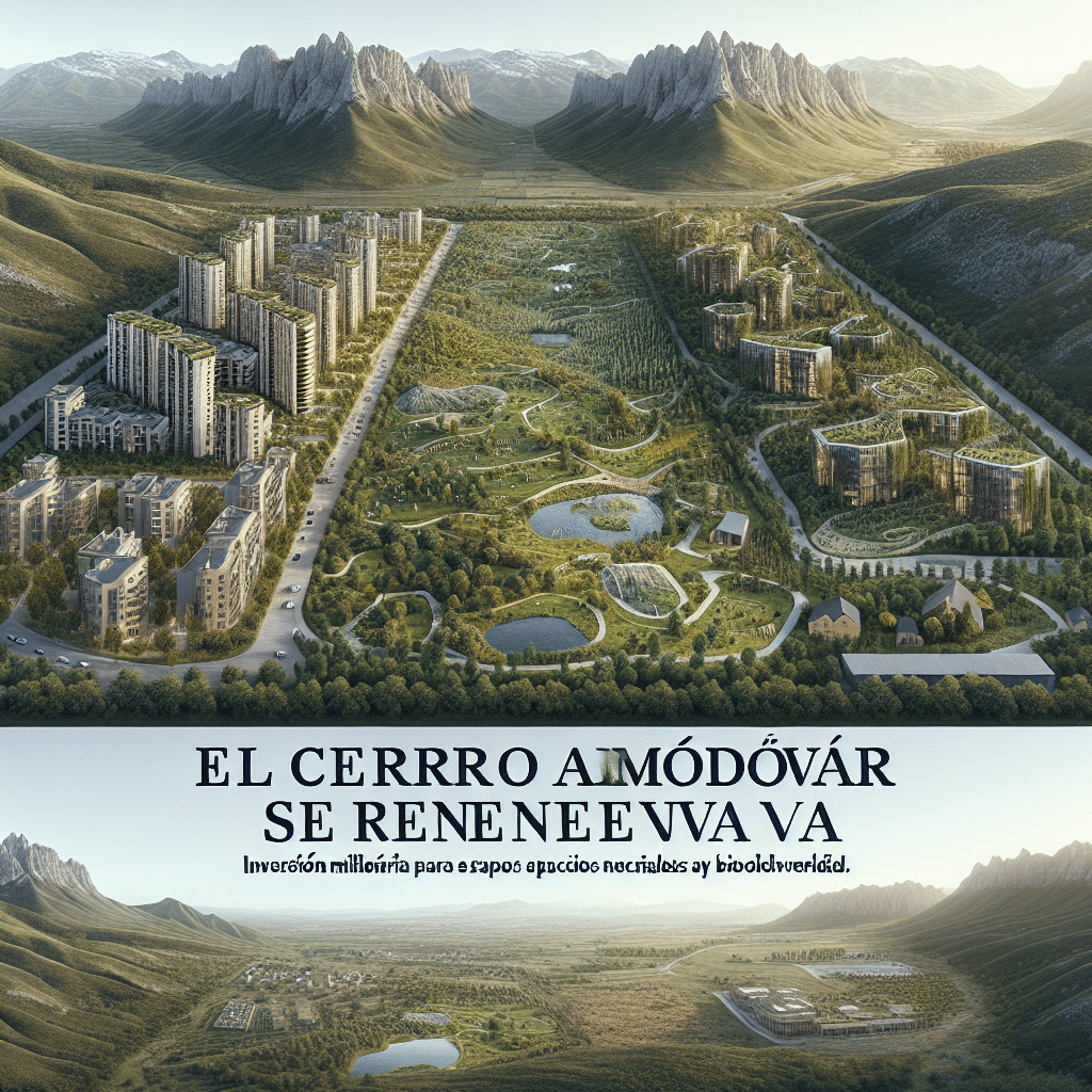 El Cerro Almodóvar se Renueva: Inversión Millonaria para Mejorar Espacios Vecinales y Biodiversidad
