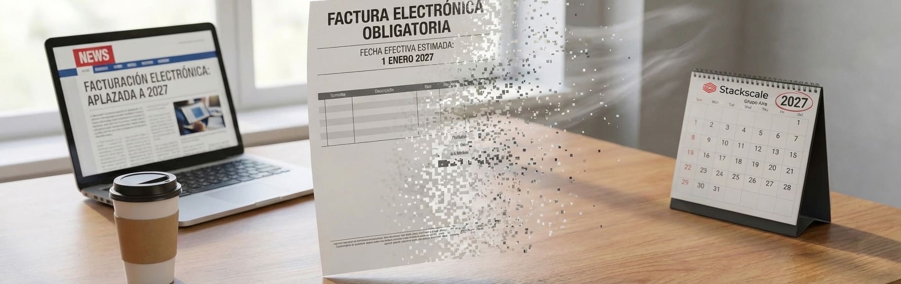 El Gobierno Alivia a Pymes y Autónomos: Aplazamiento de la Facturación Electrónica Obligatoria hasta 2027