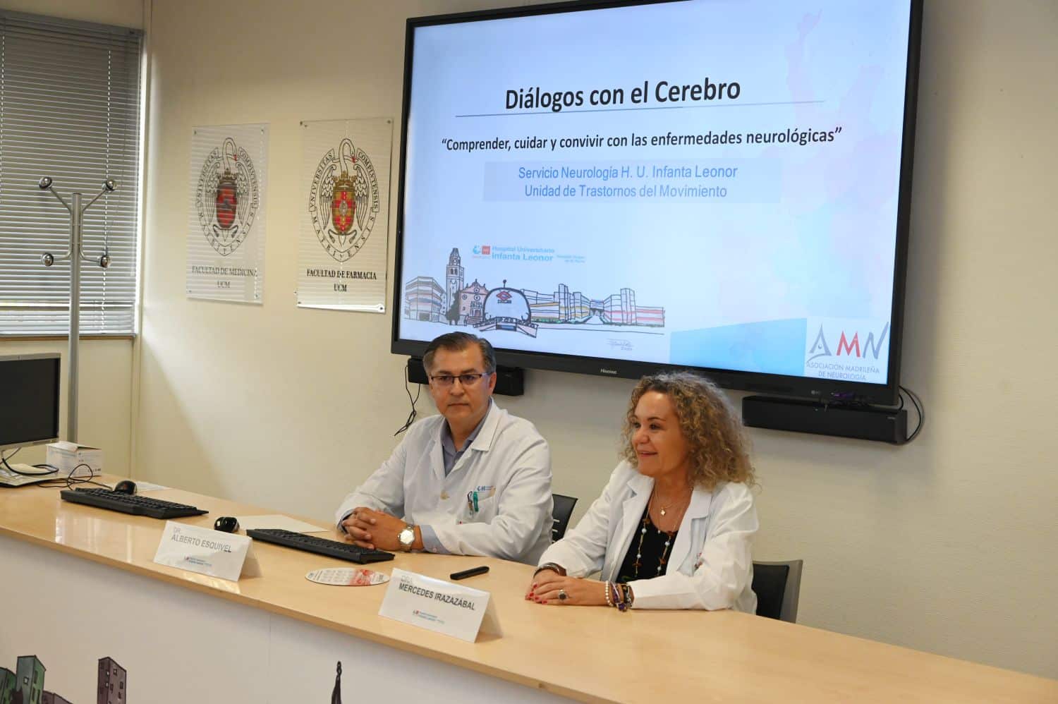 El Hospital público Infanta Leonor impulsa un ciclo de encuentros formativos para pacientes neurológicos y sus familias