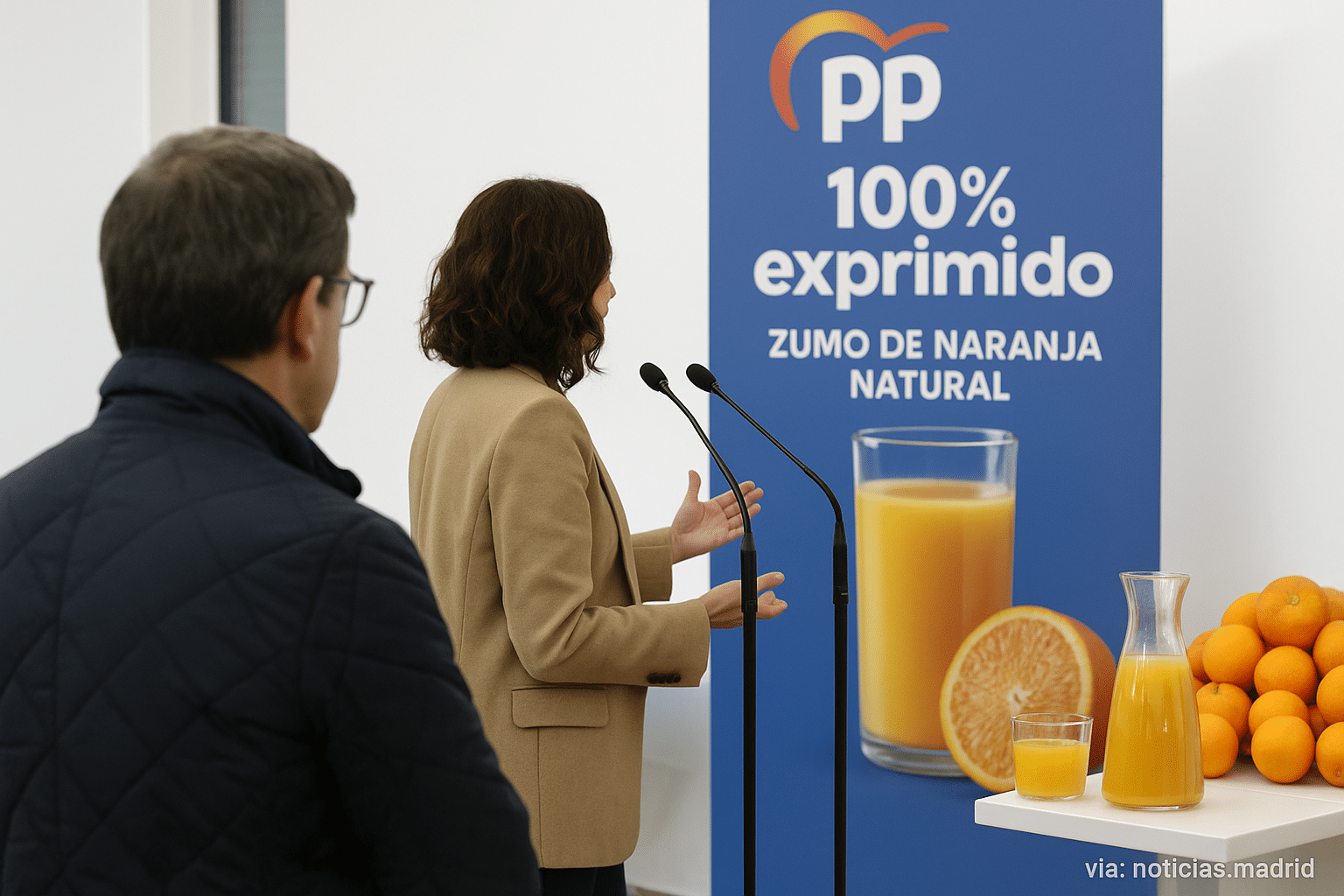 El PP intensifica su defensa del zumo de naranja natural 100% exprimido frente a las campañas de desinformación