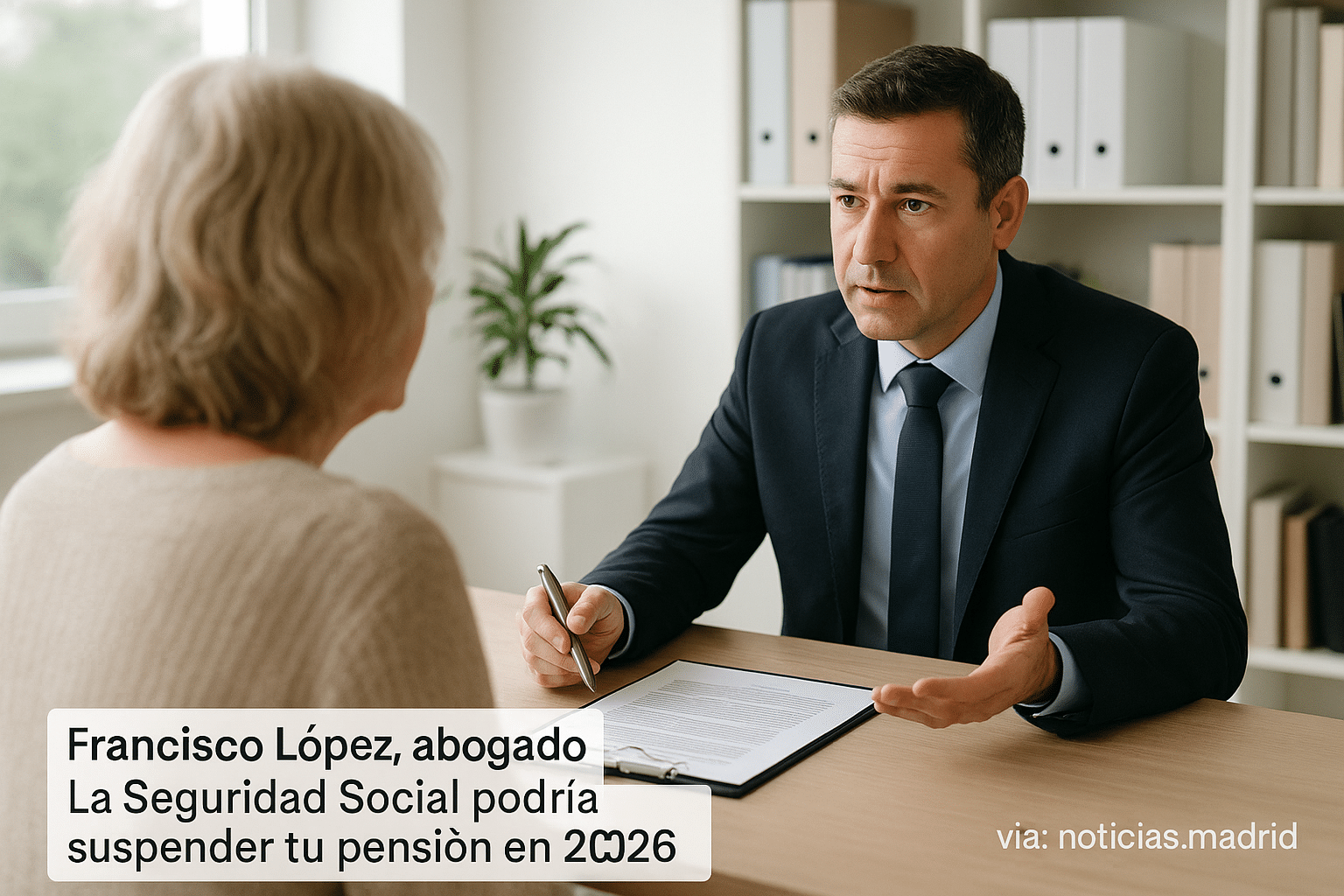 Francisco López, abogado: La Seguridad Social podría suspender tu pensión en 2026 si no tomas estas medidas