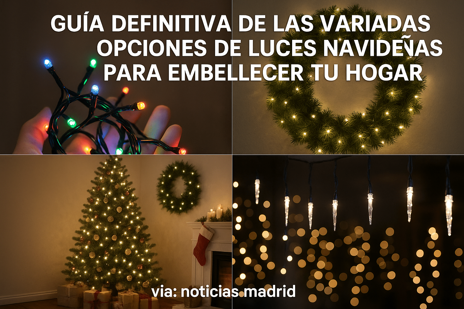 Guía Definitiva de las Variadas Opciones de Luces Navideñas para Embellecer Tu Hogar