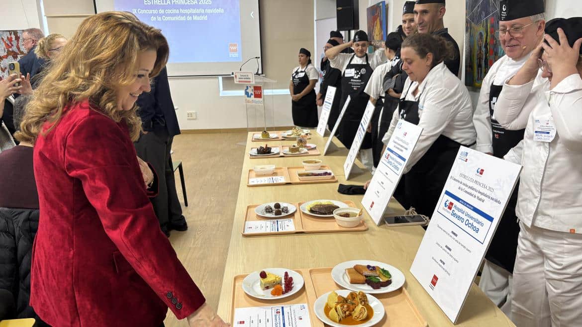 Hospital Público de Fuenlabrada Galardonado con el Premio Estrella Princesa 2025 por su Menú Navideño Hospitalario en Madrid