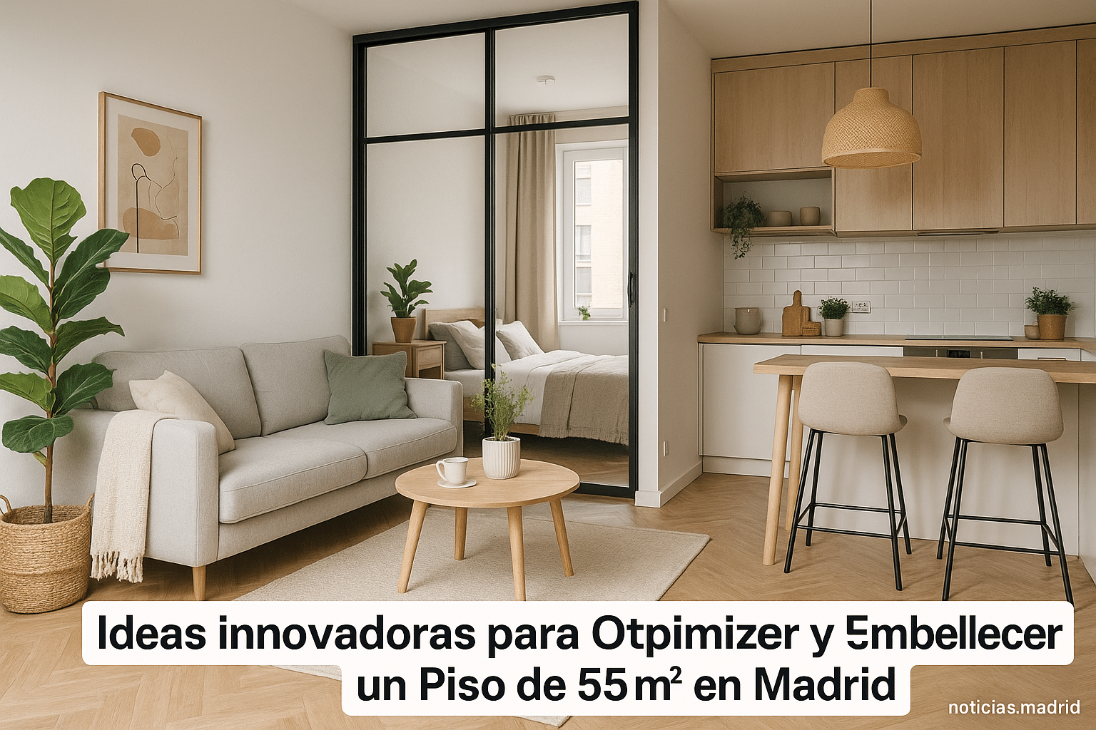 Ideas Innovadoras para Optimizar y Embellecer un Piso de 55m² en Madrid