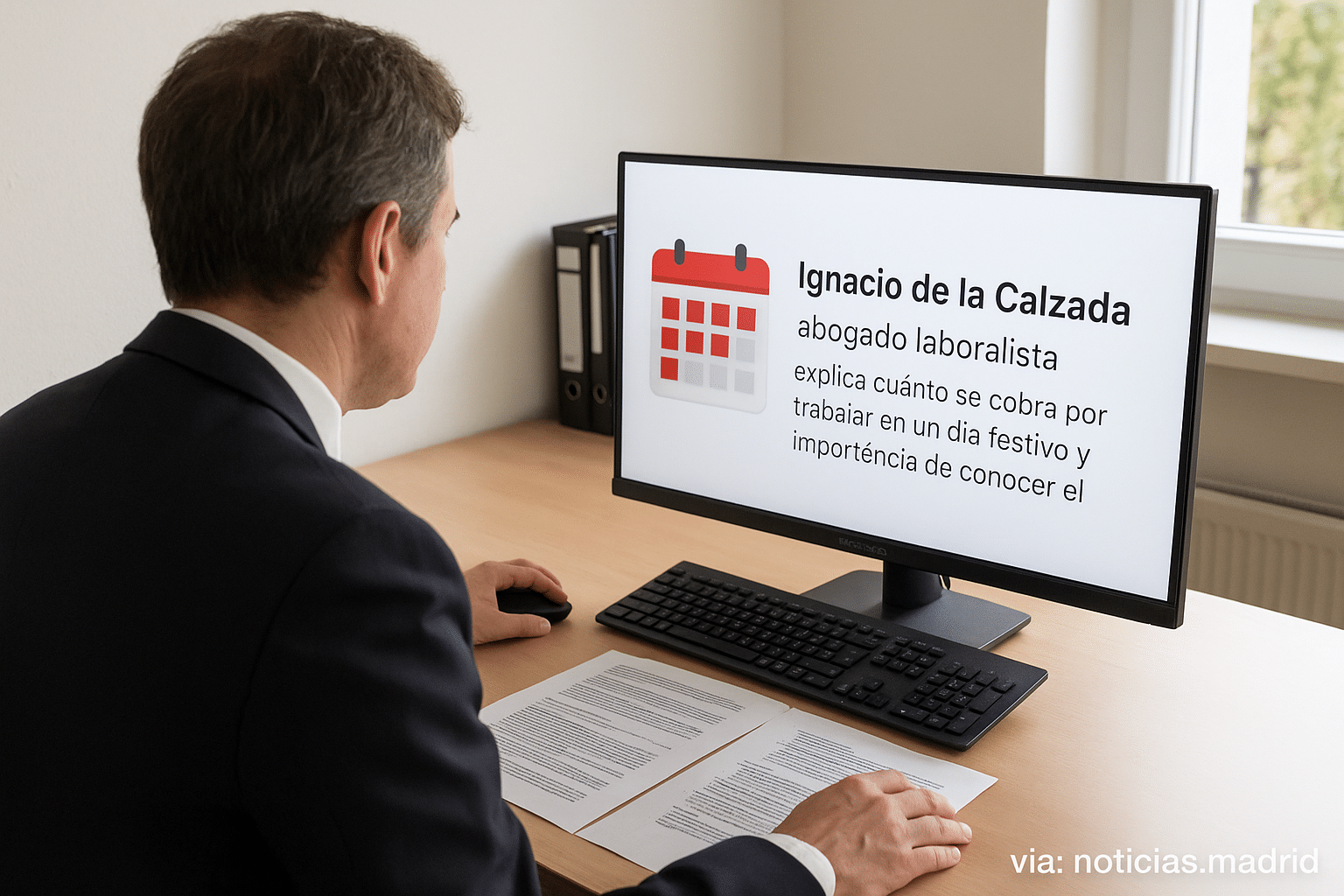 Ignacio de la Calzada, abogado laboralista, explica cuánto se cobra por trabajar en un día festivo y la importancia de conocer el convenio colectivo
