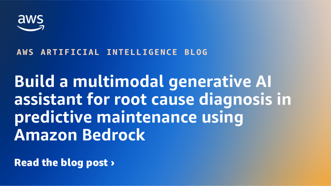 Implementación de un Asistente de IA Generativa Multimodal para Diagnóstico Avanzado en Mantenimiento Predictivo Usando Amazon Bedrock