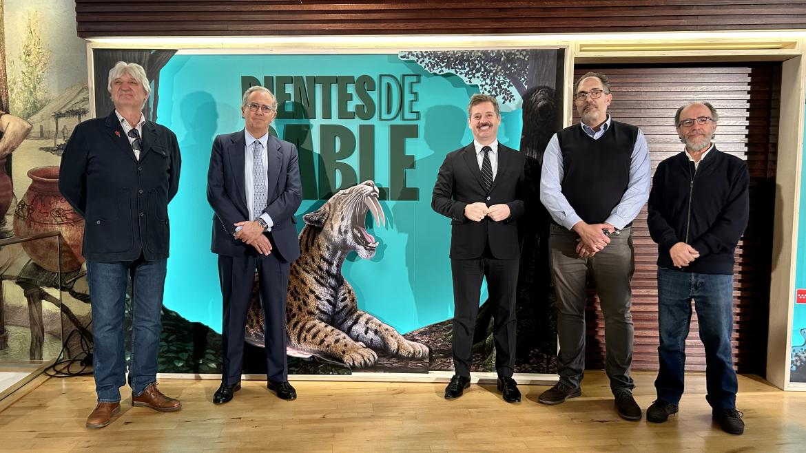 Inauguración de la Exposición sobre Félidos Dientes de Sable en el Museo Arqueológico de Madrid