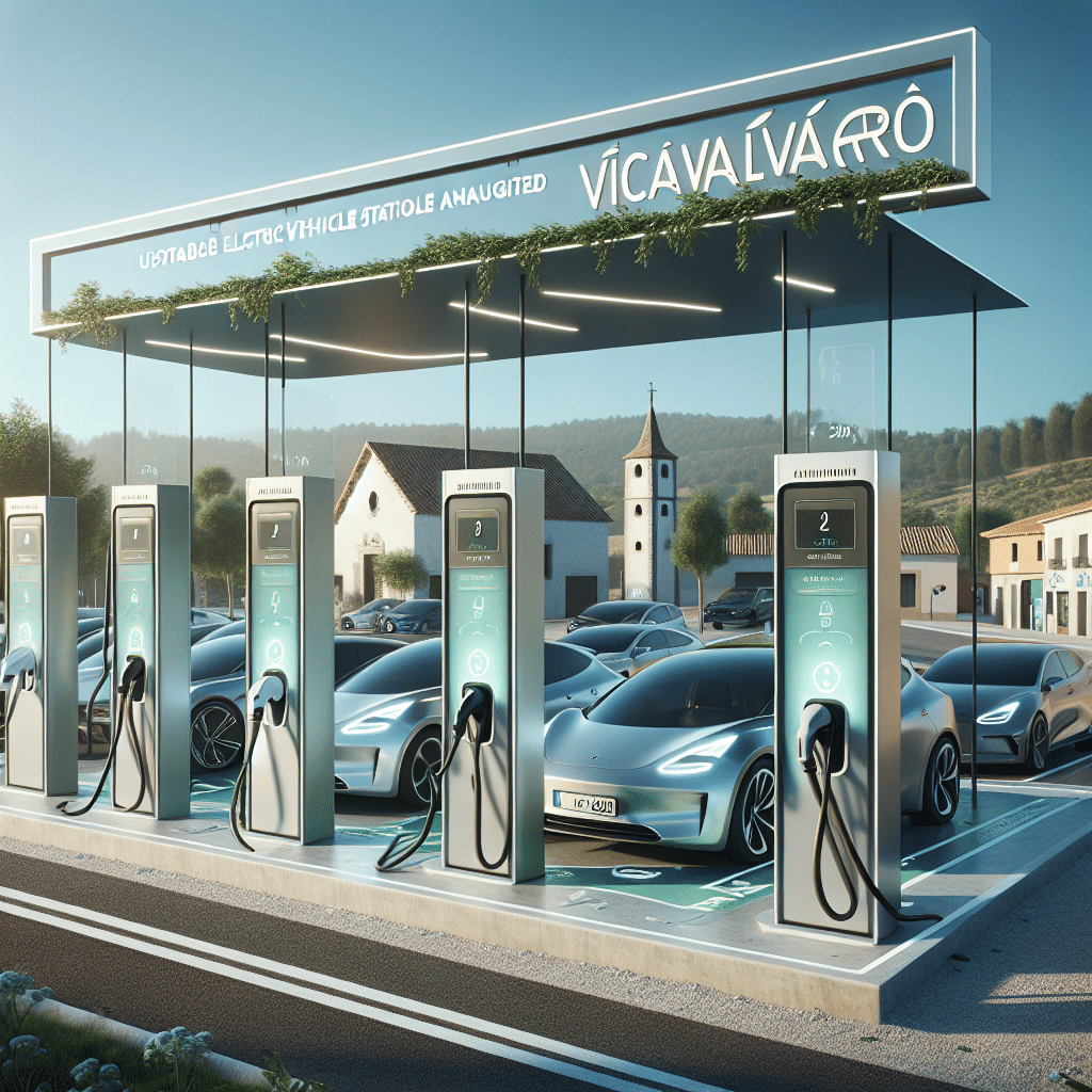 Inaugurada en Vicálvaro una ampliada estación de recarga sostenible para vehículos eléctricos.