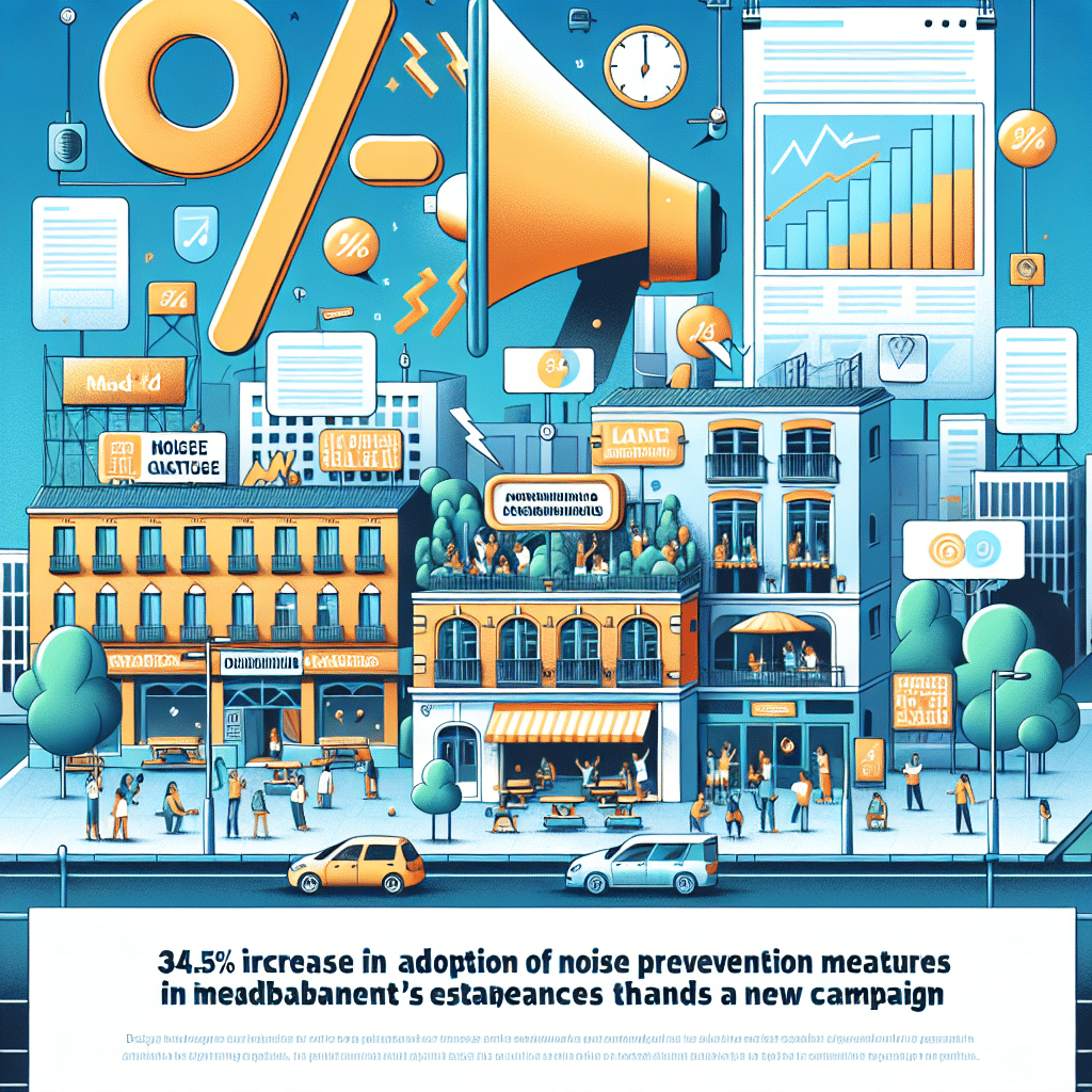 Incremento del 34,5% en la Adopción de Medidas Antirruido en Locales de Madrid gracias a una Nueva Campaña