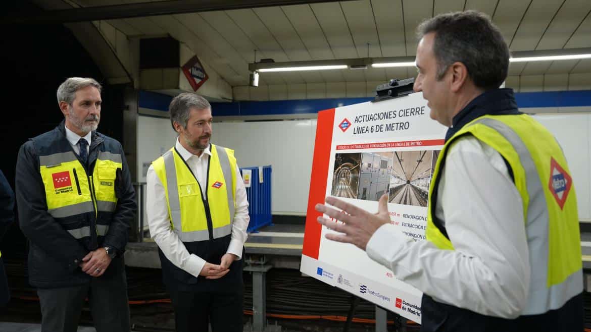 Inicio de Instalación de Puertas de Andén en Línea 6 del Metro de Madrid en Enero