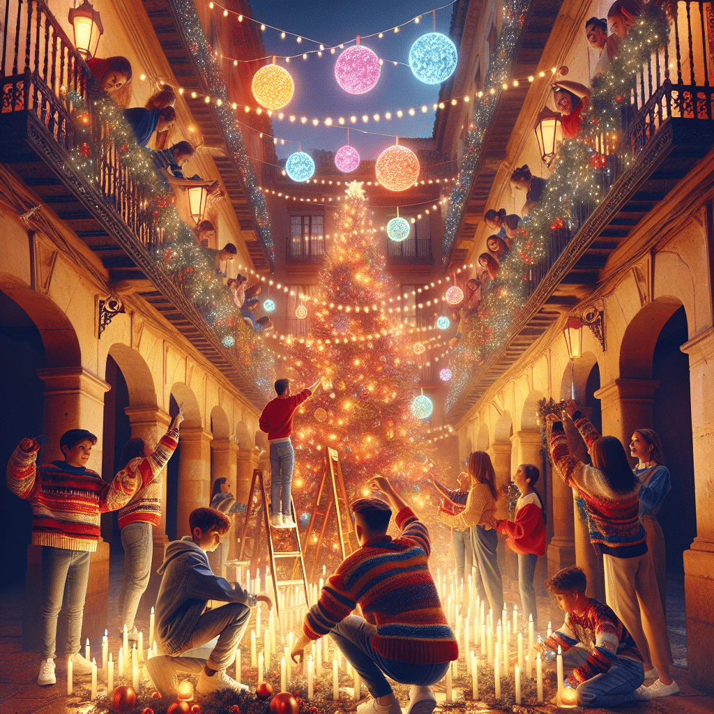 Jóvenes de La Frontera Iluminan la Navidad en Fuencarral-El Pardo