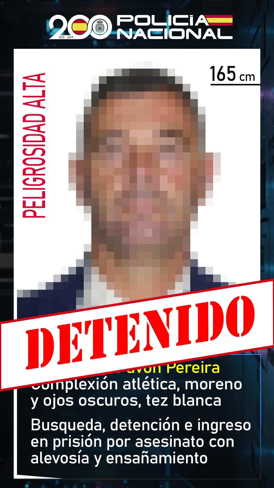 La Policía Nacional en Cartaya (Huelva) captura a uno de los fugitivos más buscados