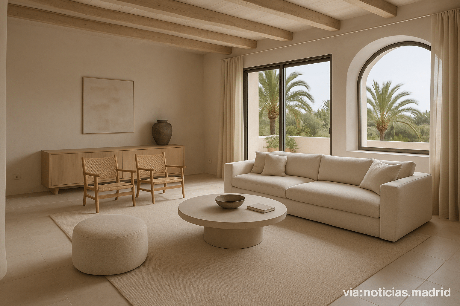 La Serenidad del Lujo Minimalista: Interiores Nórdico-Mediterráneos en Palma