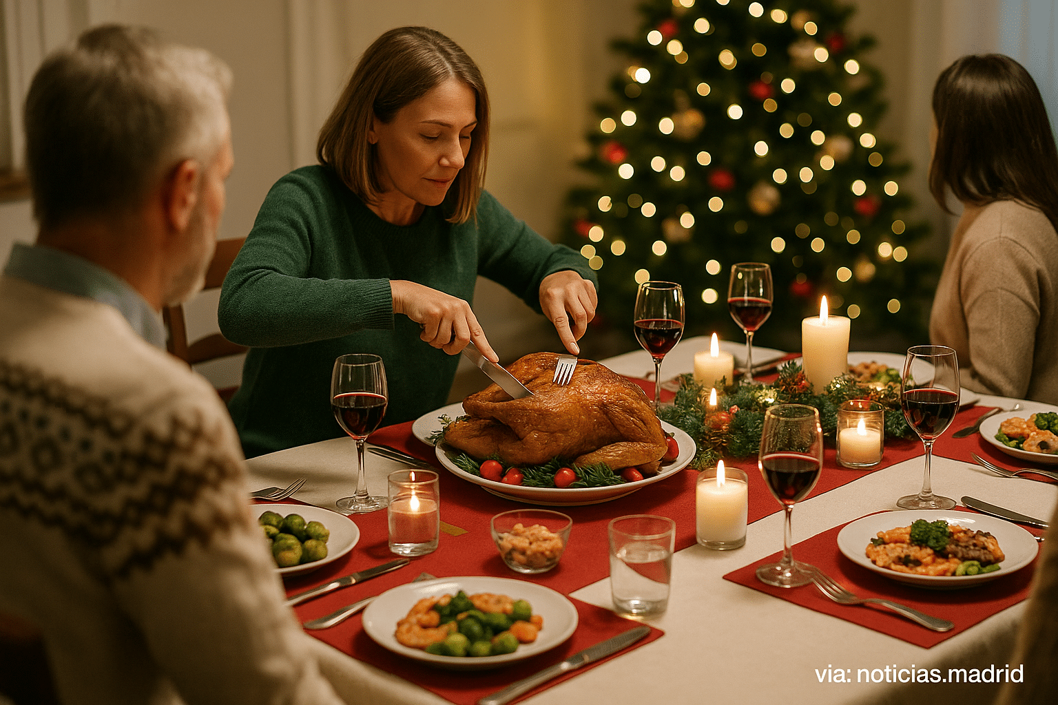 Las familias españolas afrontan la cena de Navidad más cara de Europa con un gasto medio de 82 euros, un incremento del 22% en 2023