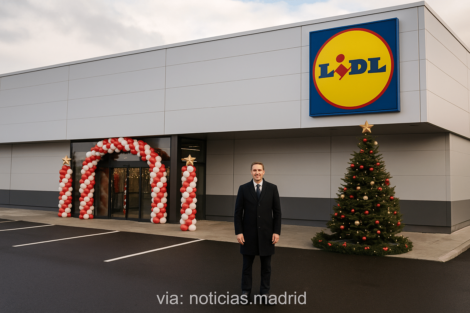 Lidl inaugura una planta que abre camino a la esperanza y la alegría navideña