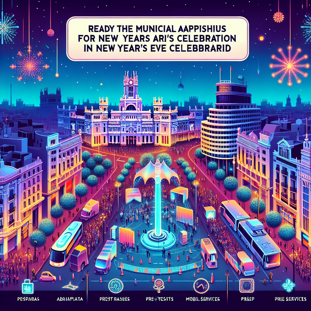 Listo el Dispositivo Municipal para las Preúvas y la Celebración de Año Nuevo en Madrid