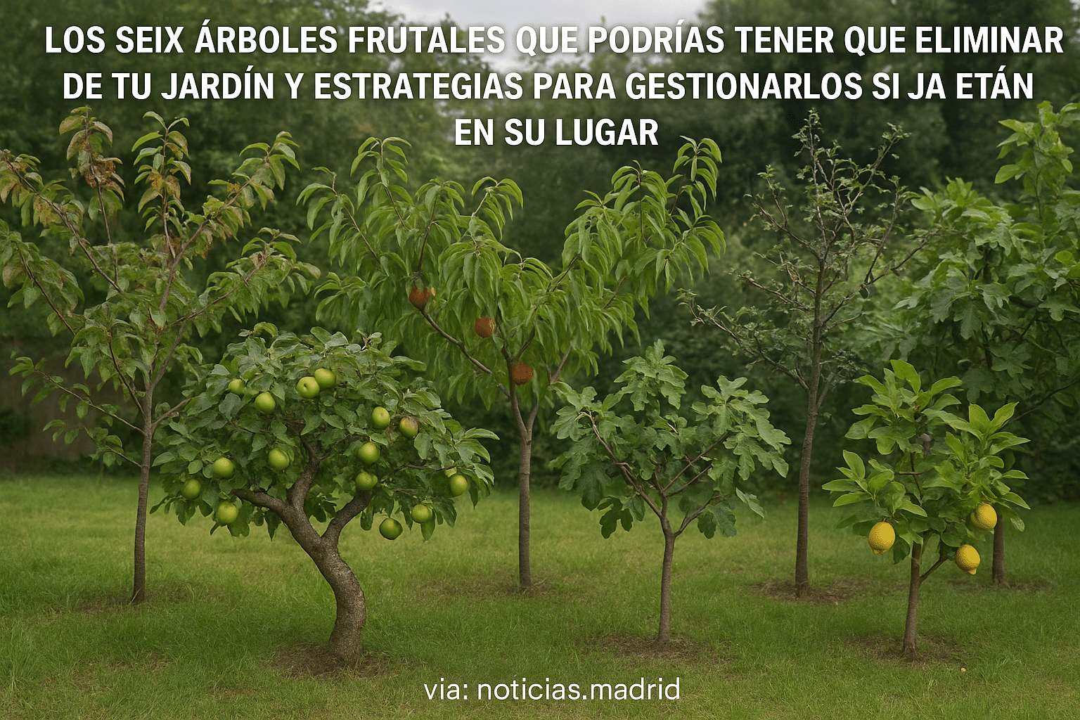 Seis árboles frutales que jamás deberías plantar en el jardín porque son fuente de problemas (y qué hacer si los tienes ya plantados)