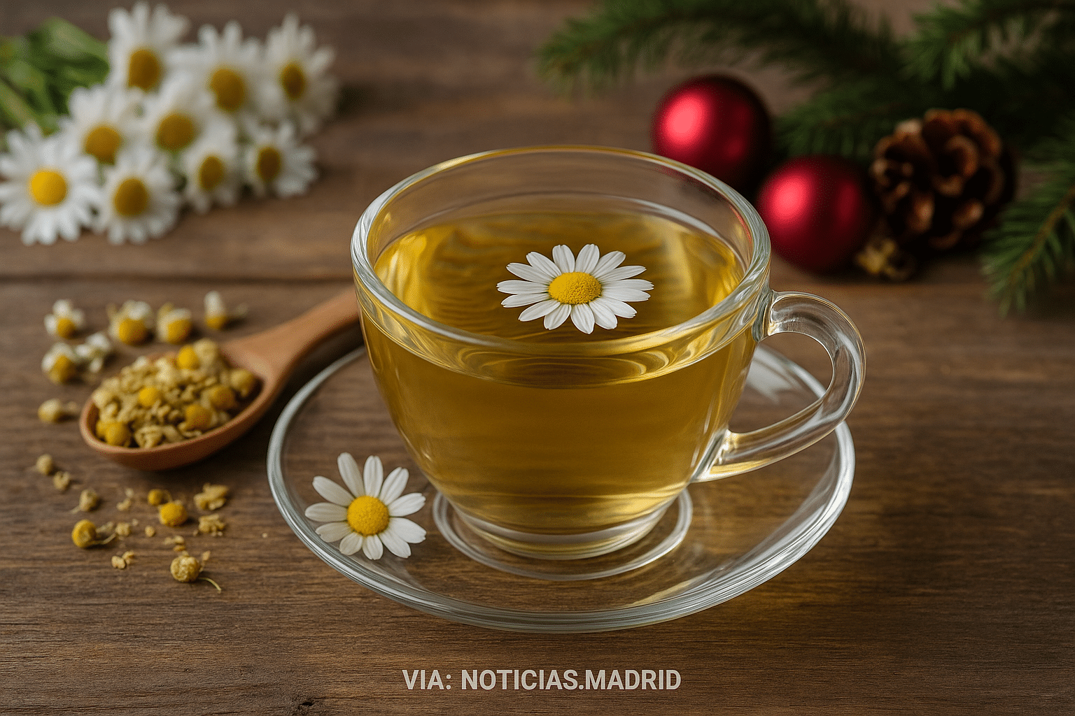 Manzanilla: tu aliada perfecta para una digestión cómoda tras las comidas navideñas