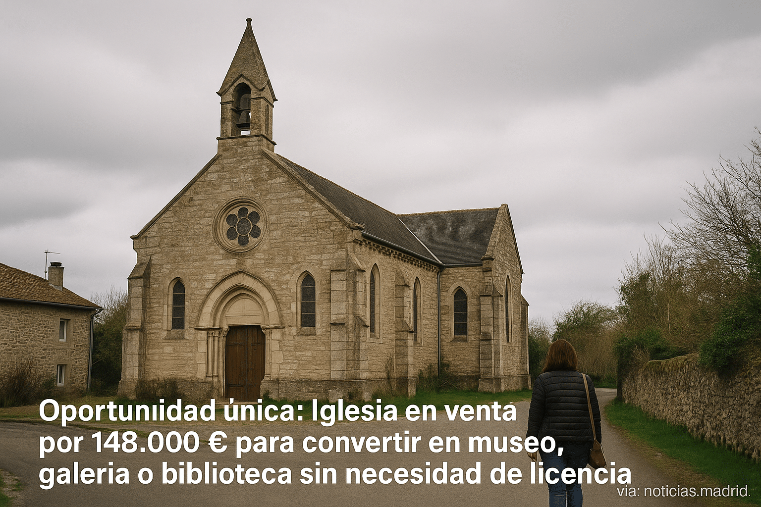 Oportunidad única: Iglesia en venta por 148.000 € para convertir en museo, galería o biblioteca sin necesidad de licencia