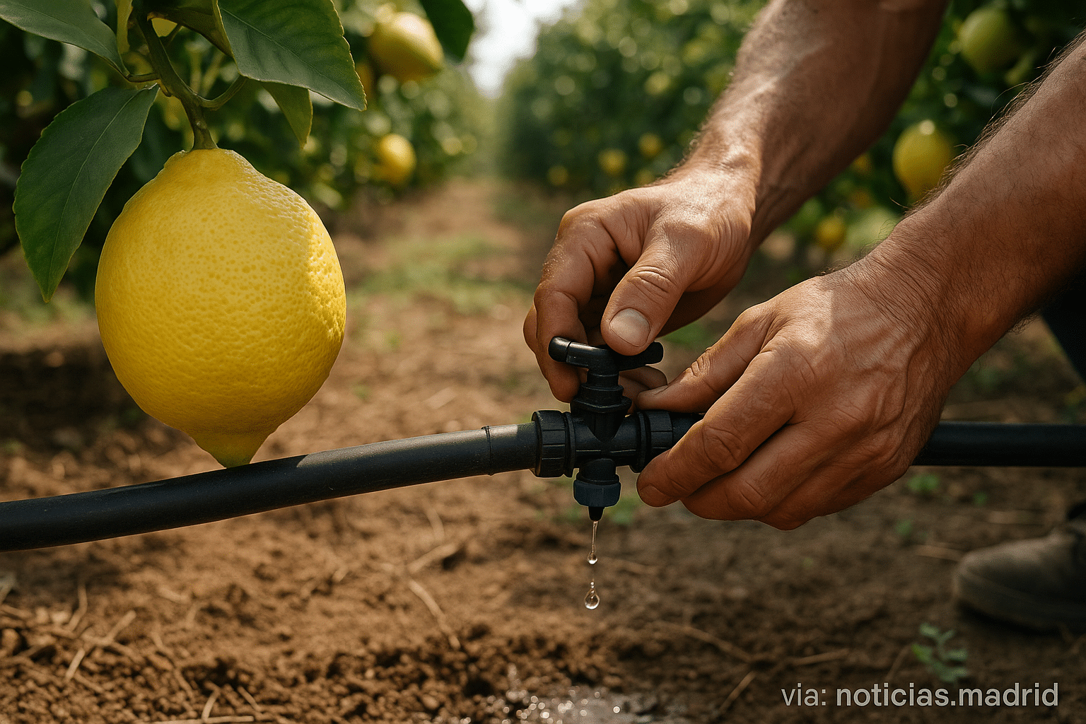 Optimización del Riego para Lograr Limones de Gran Tamaño