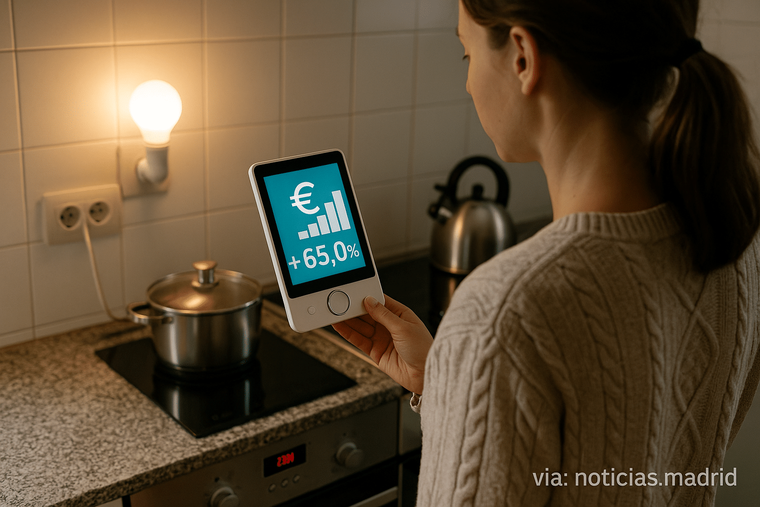Precio de la luz alcanzará niveles históricos este 1 de diciembre, con un aumento superior al 65% en la tarifa mínima