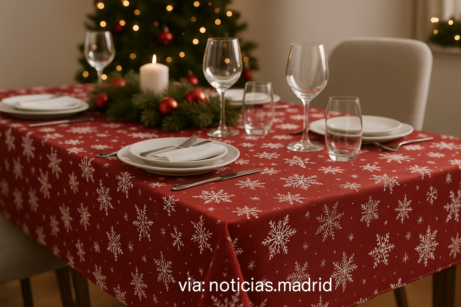 Primark Lanza un Elegante y Económico Mantel Navideño Resistente a Manchas