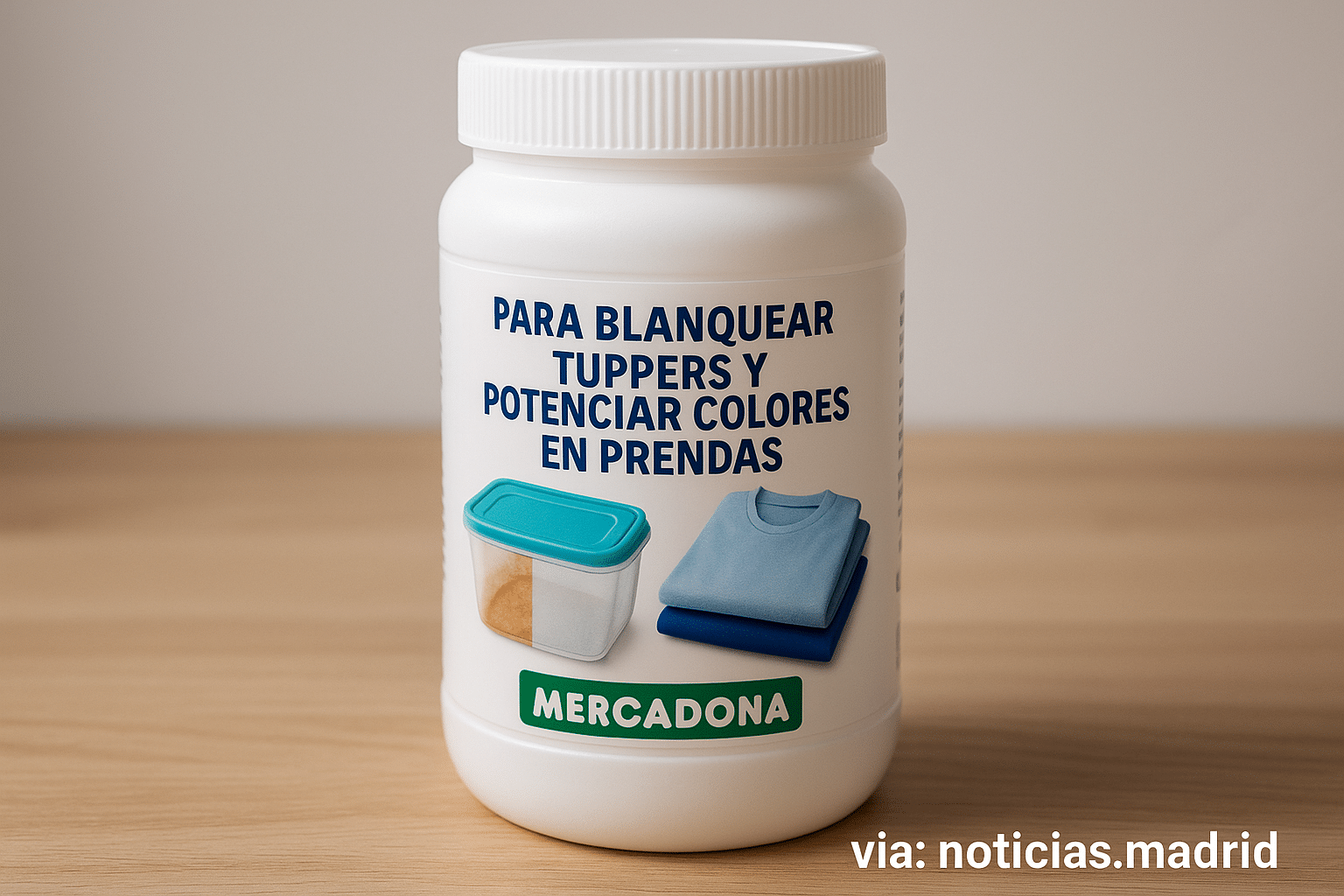 Producto Mercadona para Blanquear Tuppers y Potenciar Colores en Prendas