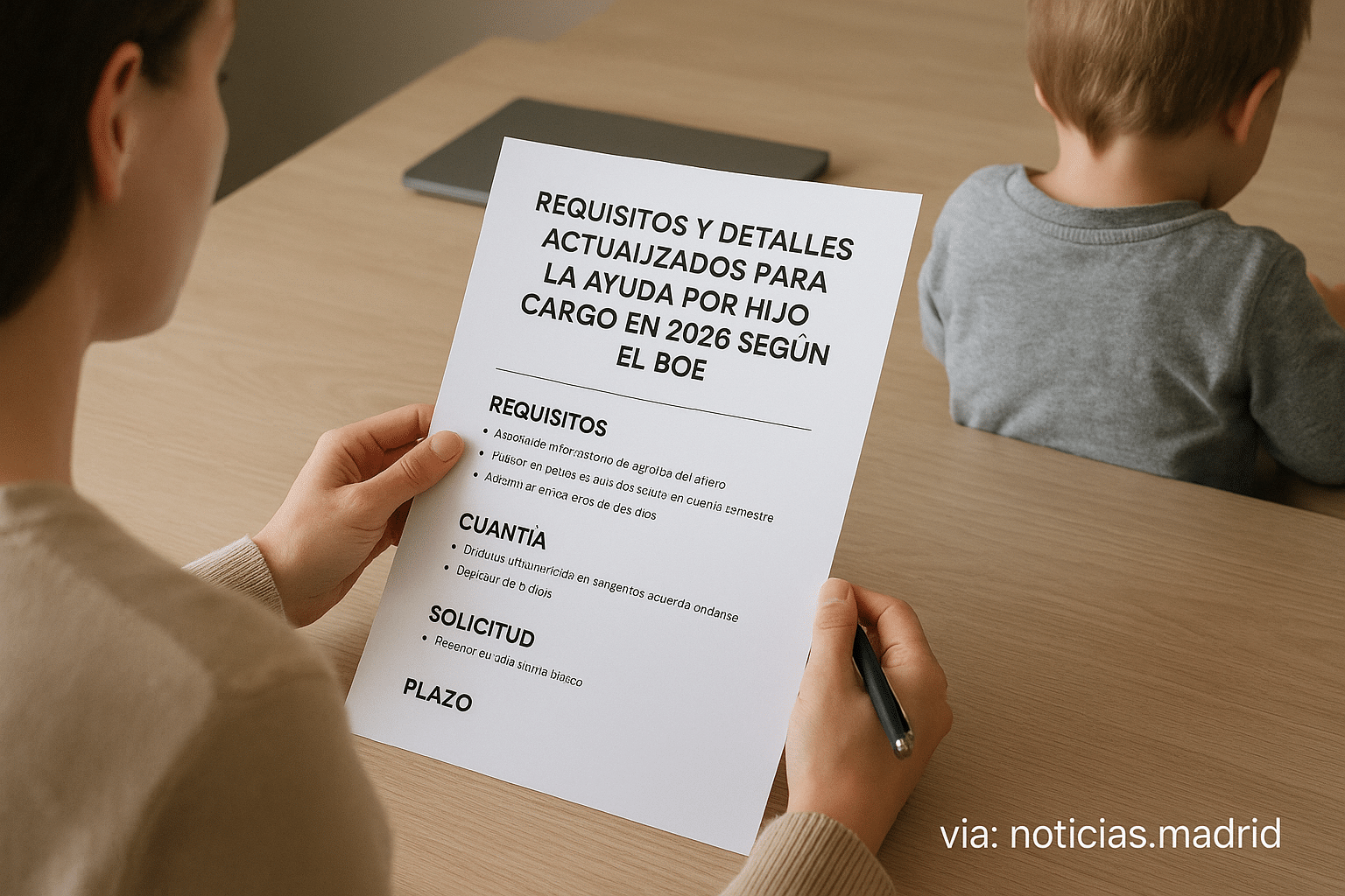 Requisitos y detalles actualizados para la ayuda por hijo a cargo en 2026 según el BOE