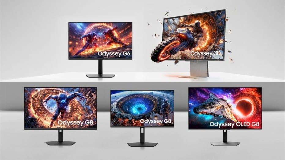 Samsung Lanza la Innovadora Serie de Monitores Odyssey con Tecnología 3D 6K y Resolución Ultra Alta