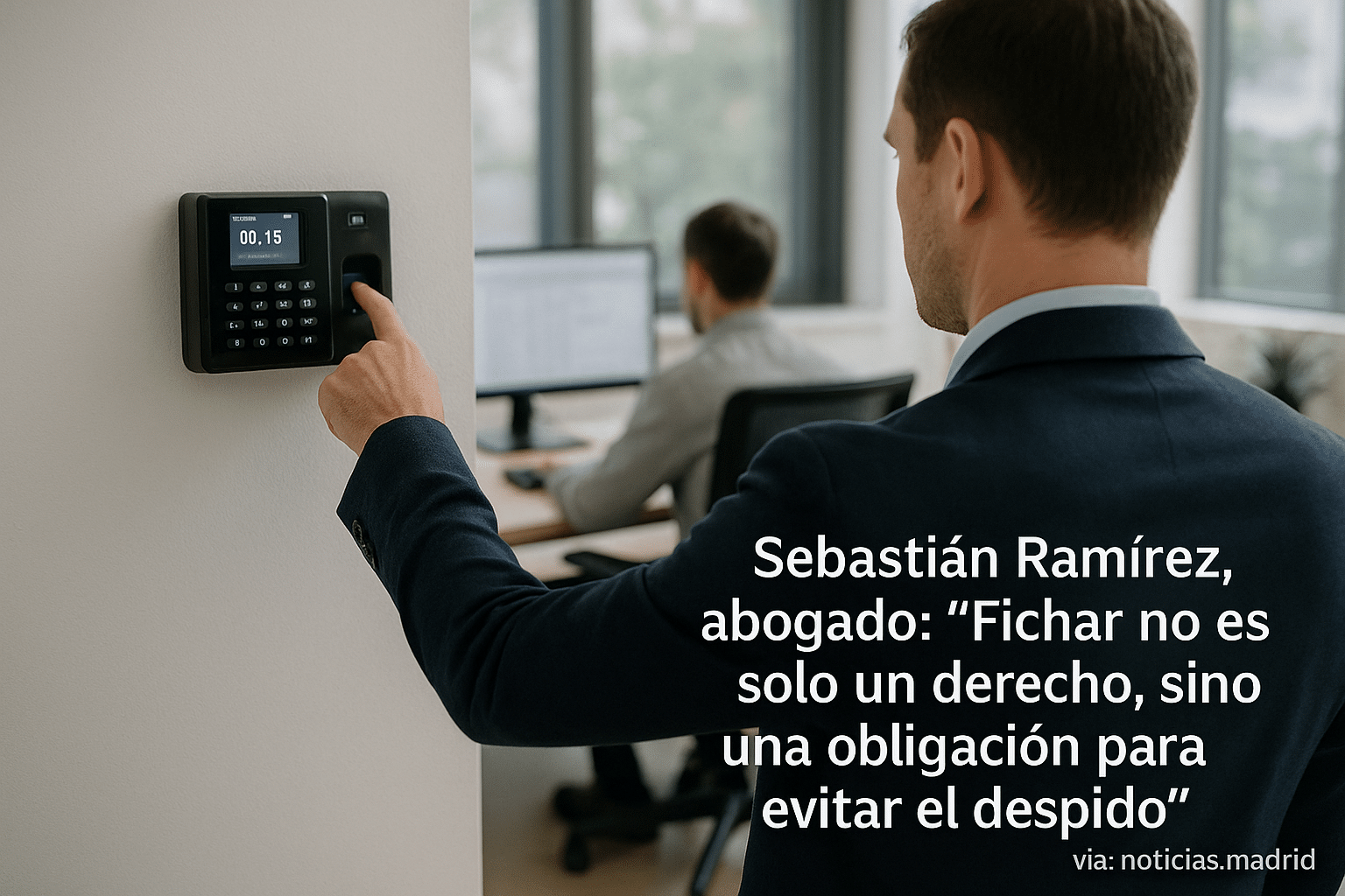 Sebastián Ramírez, abogado: «Fichar no es solo un derecho, sino una obligación para evitar el despido»