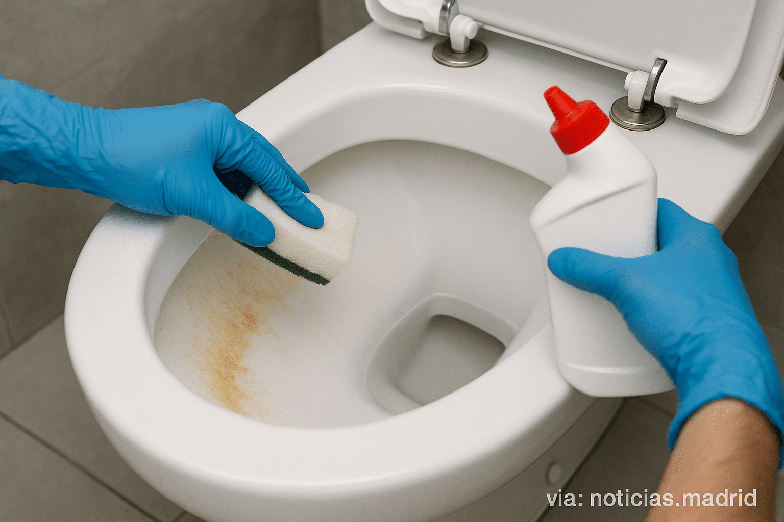 Esta es la sencilla técnica de los expertos para blanquear los asientos del váter y eliminar en nada las manchas amarillas