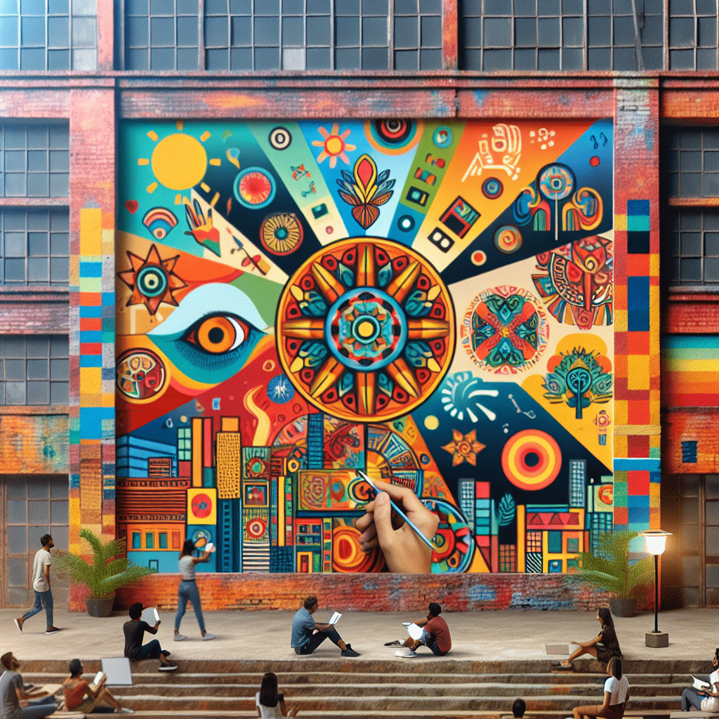 Usera promueve nuevos murales en el distrito con una obra del artista urbano Murfin.
