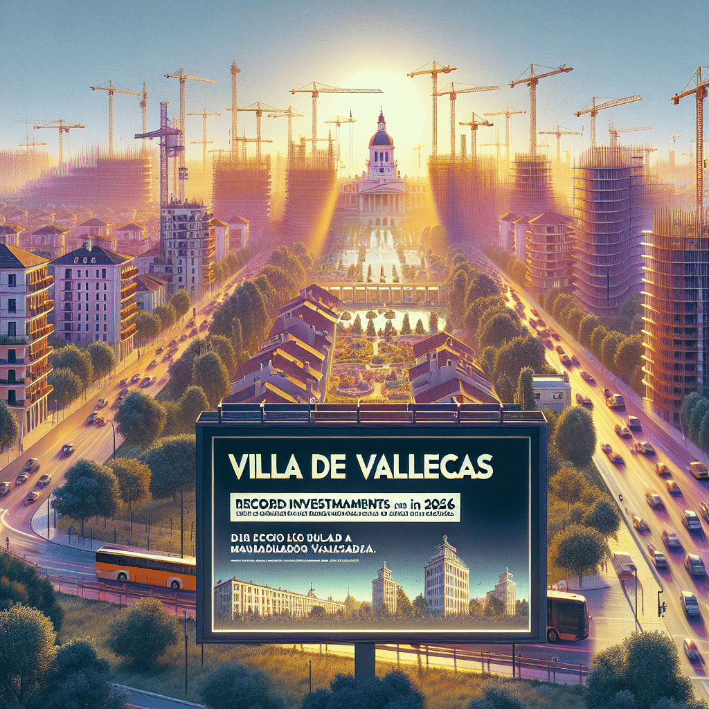 Villa de Vallecas: Récord de Inversiones con un Presupuesto de 39,1 Millones en 2026