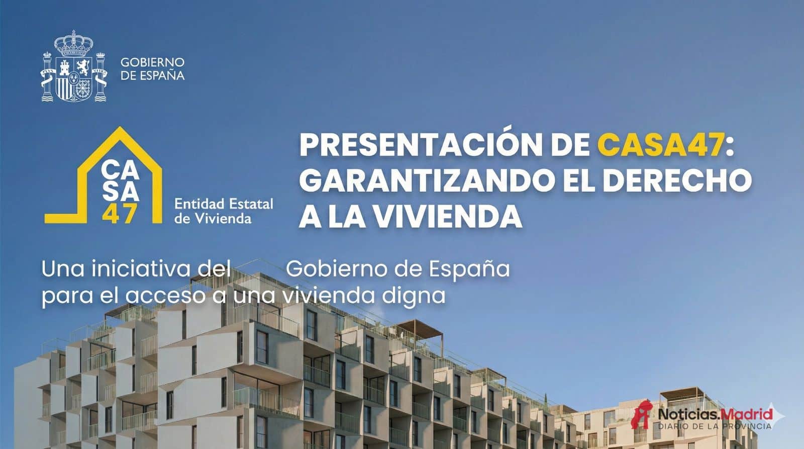 CASA47: la nueva entidad estatal que quiere blindar la vivienda pública en España