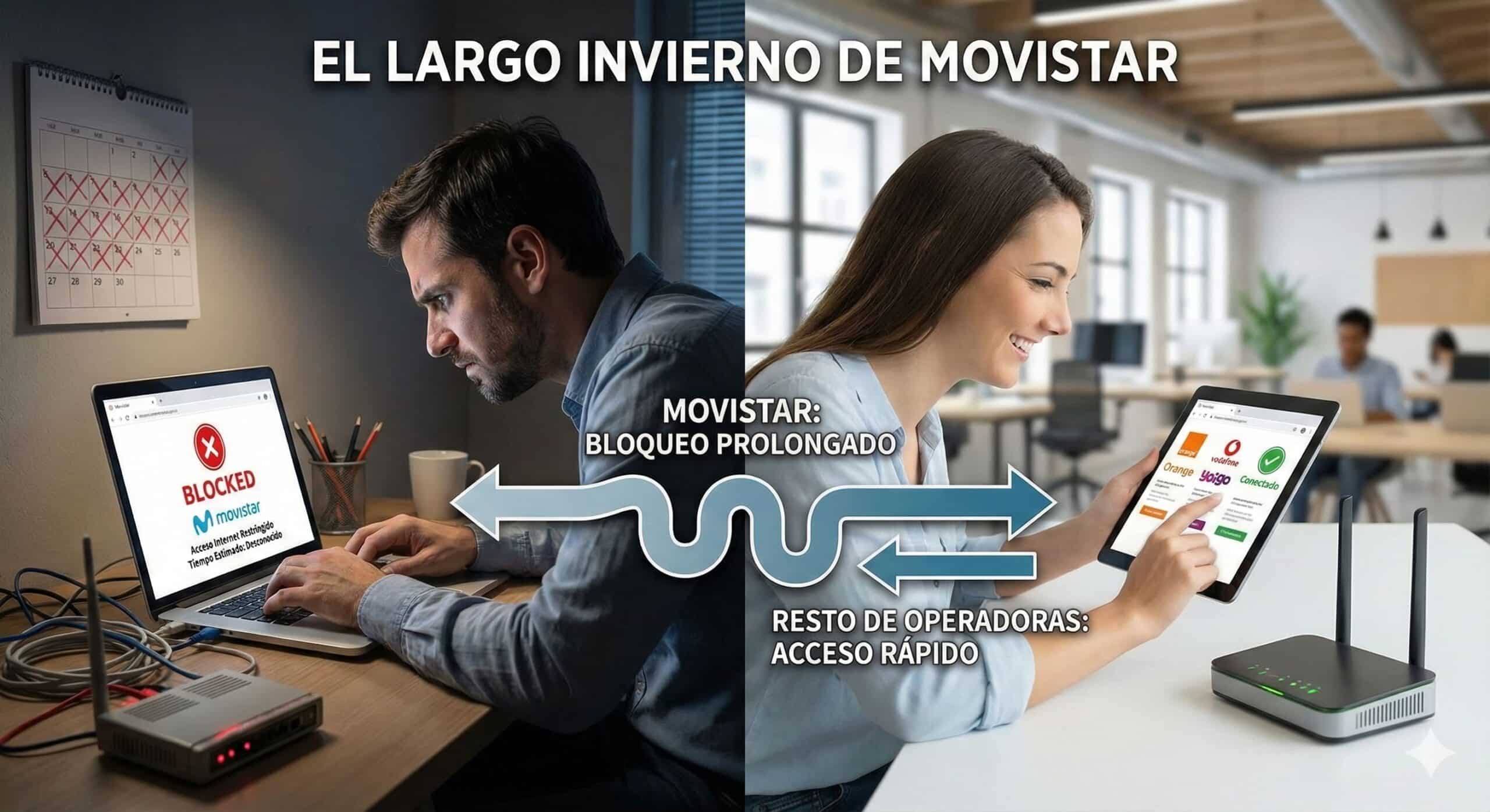 Movistar estira los bloqueos del fútbol mientras Gobierno y justicia permiten un apagón técnico indiscriminado