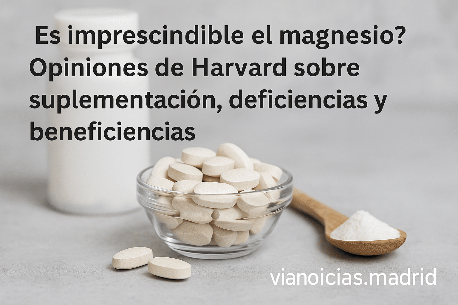 ¿Es imprescindible el magnesio? Opiniones de Harvard sobre suplementación, deficiencias y beneficios reales