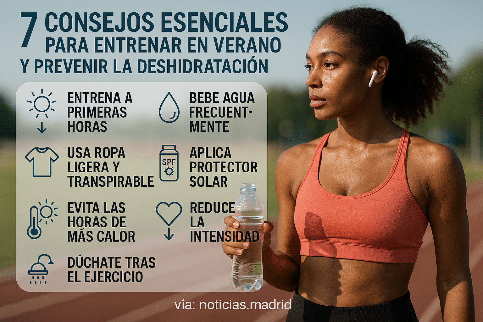 7 consejos esenciales para entrenar en verano y prevenir la deshidratación