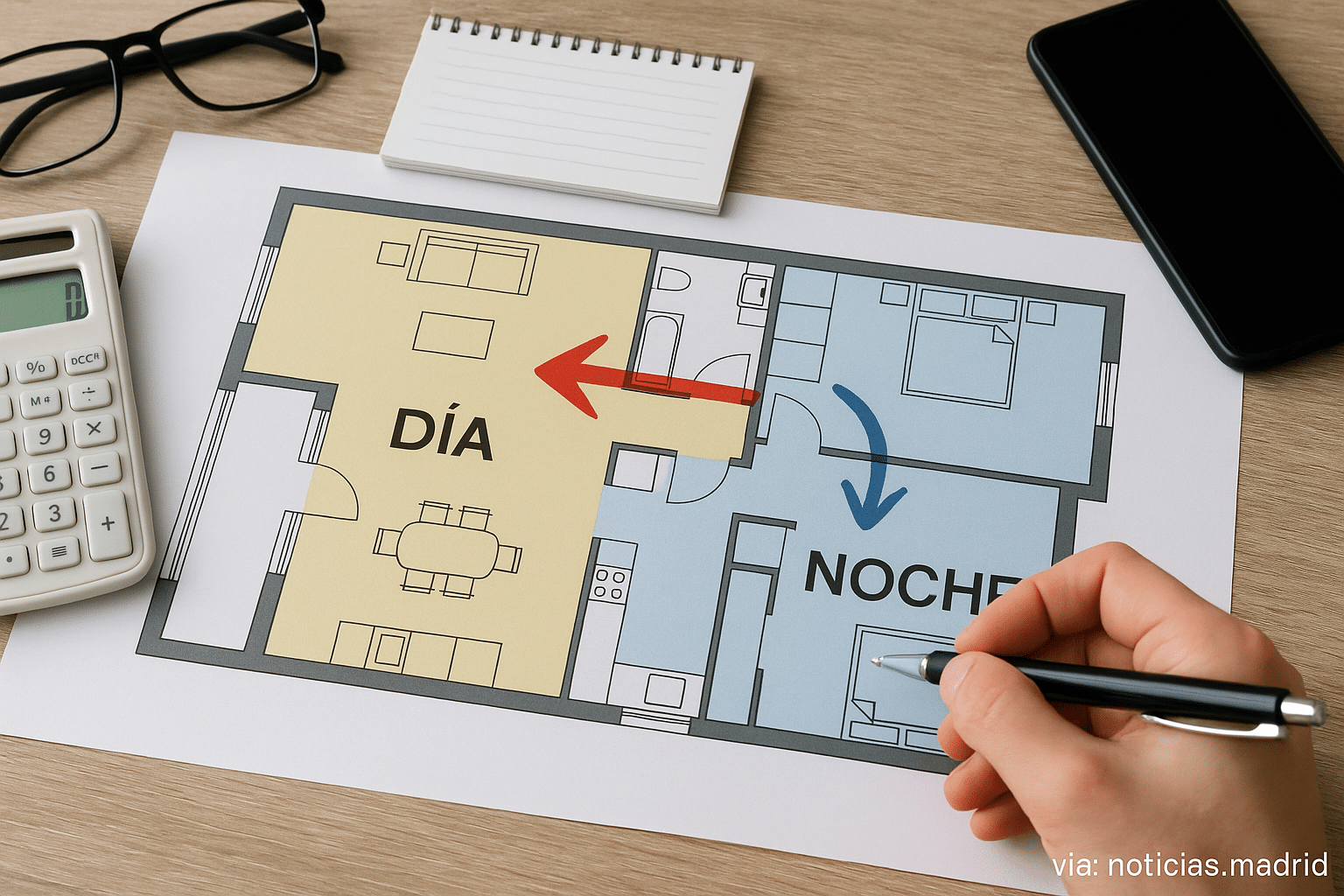 Análisis de las Zonas de Día y de Noche en la Distribución Inteligente