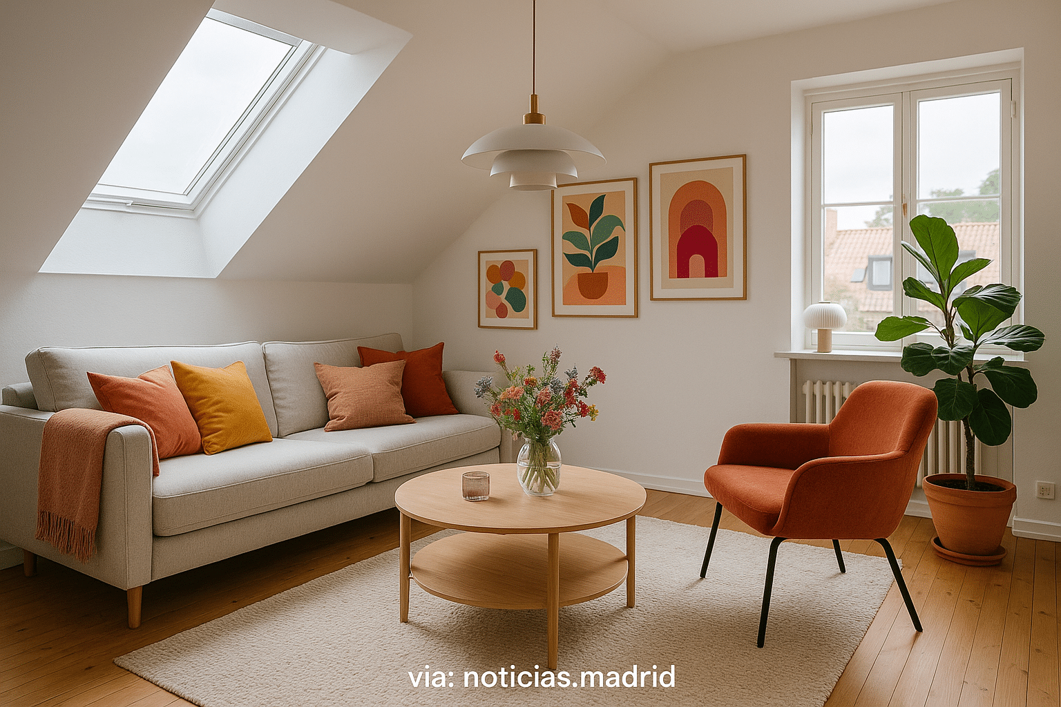 Ático Escandinavo: Creando Ambientes con Luz y Color para Espacios ...