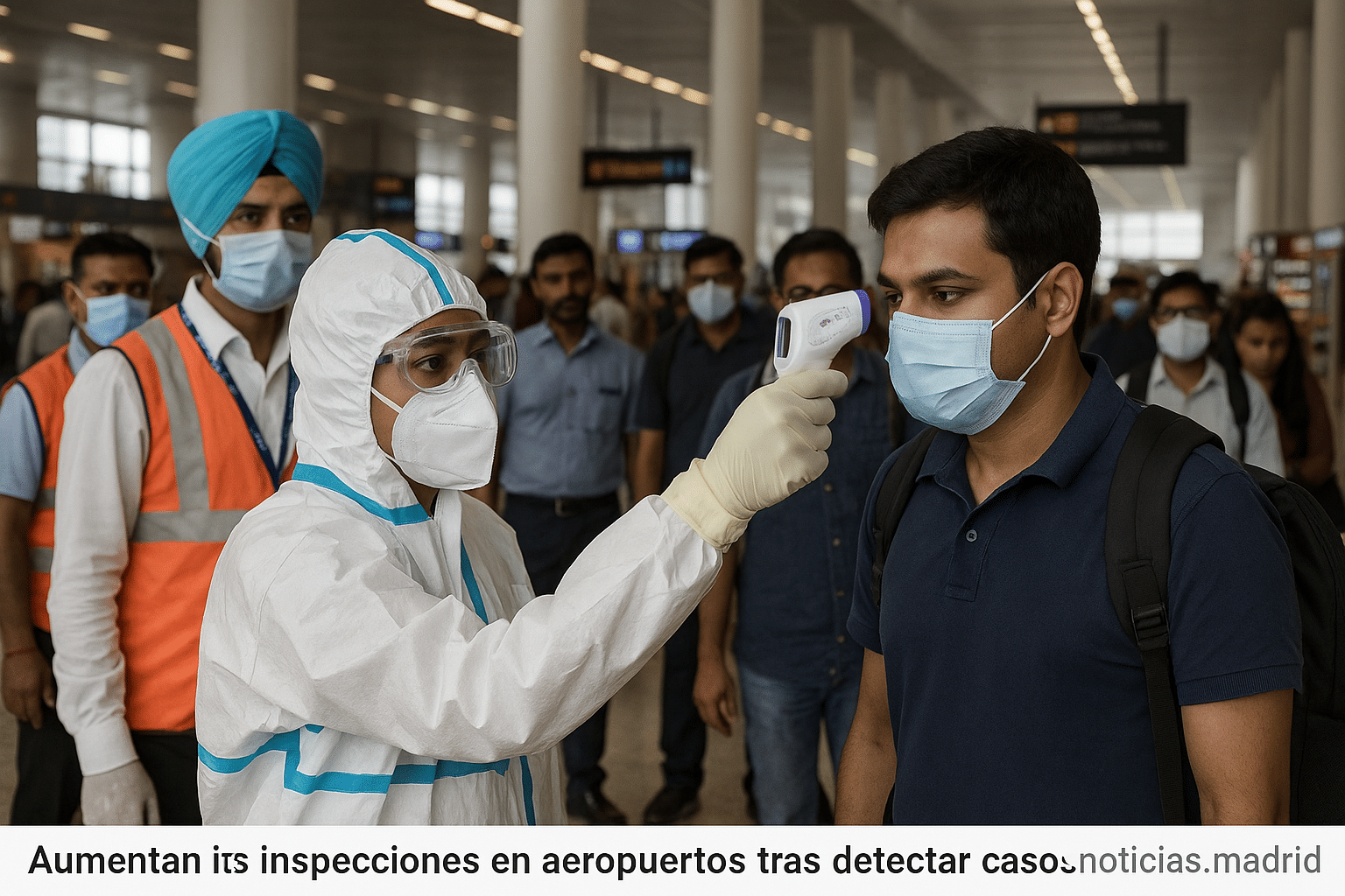 Aumentan las inspecciones en aeropuertos indios tras detectar casos de virus Nipah