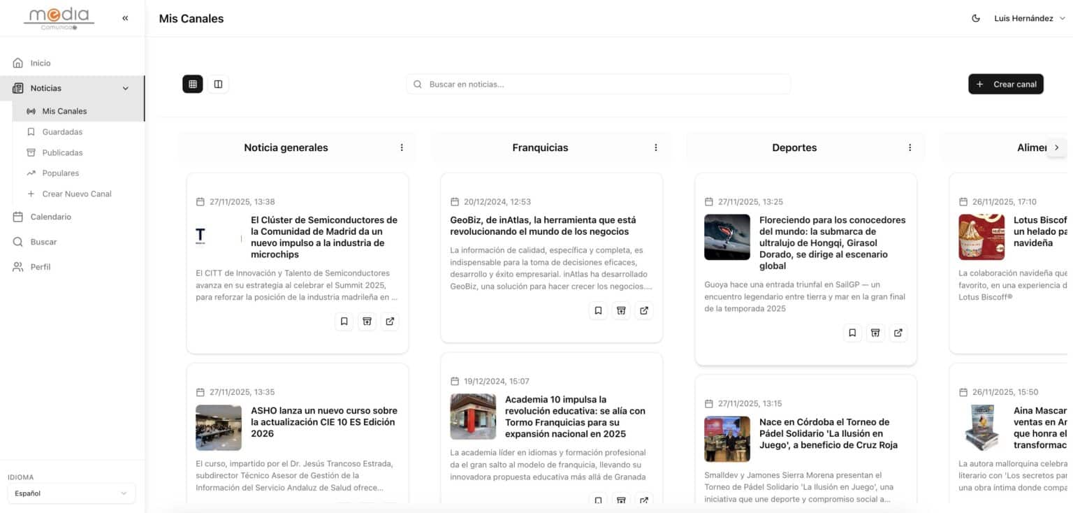 Comunicae Revoluciona su Plataforma para Optimizar la Gestión de Notas de Prensa por Periodistas